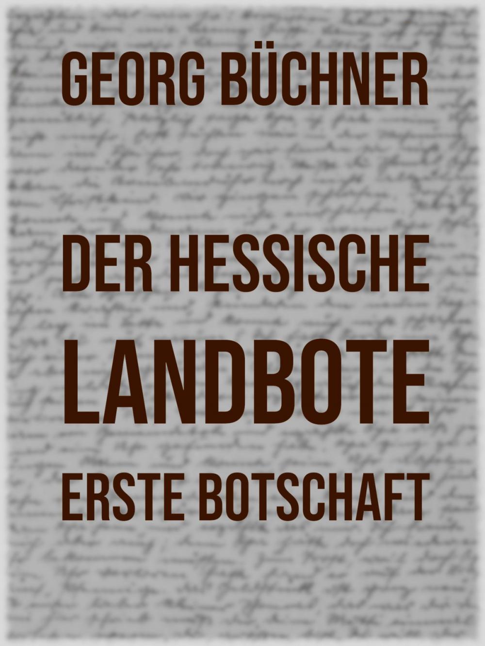 Big bigCover of Der Hessische Landbote