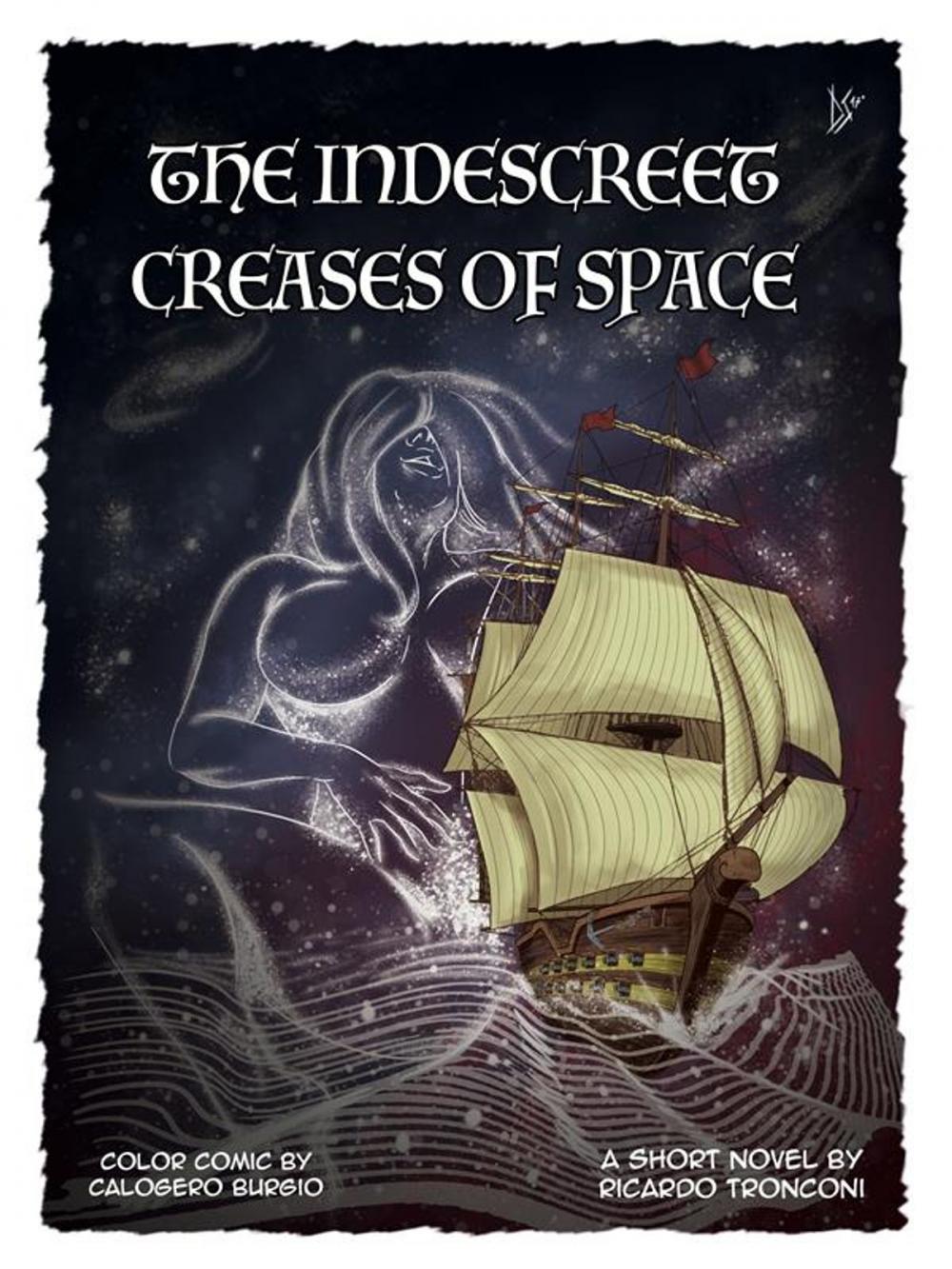 Big bigCover of The indescreet creases of space - colored comic and short novel