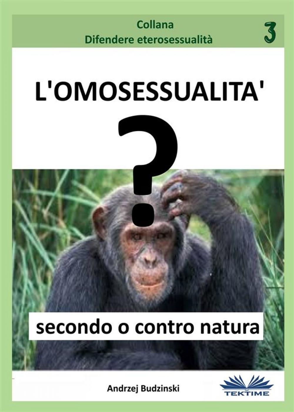 Big bigCover of L’Omosessualità Secondo o Contro Natura?