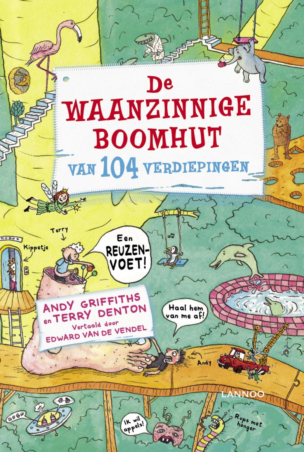 Big bigCover of De waanzinnige boomhut van 104 verdiepingen