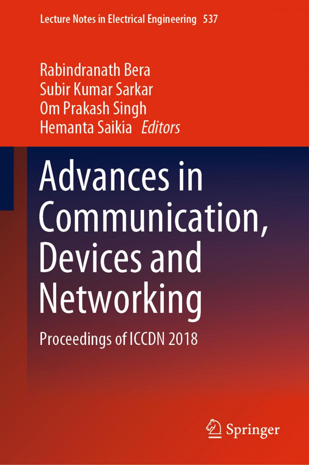 Big bigCover of Advances in Communication, Devices and Networking