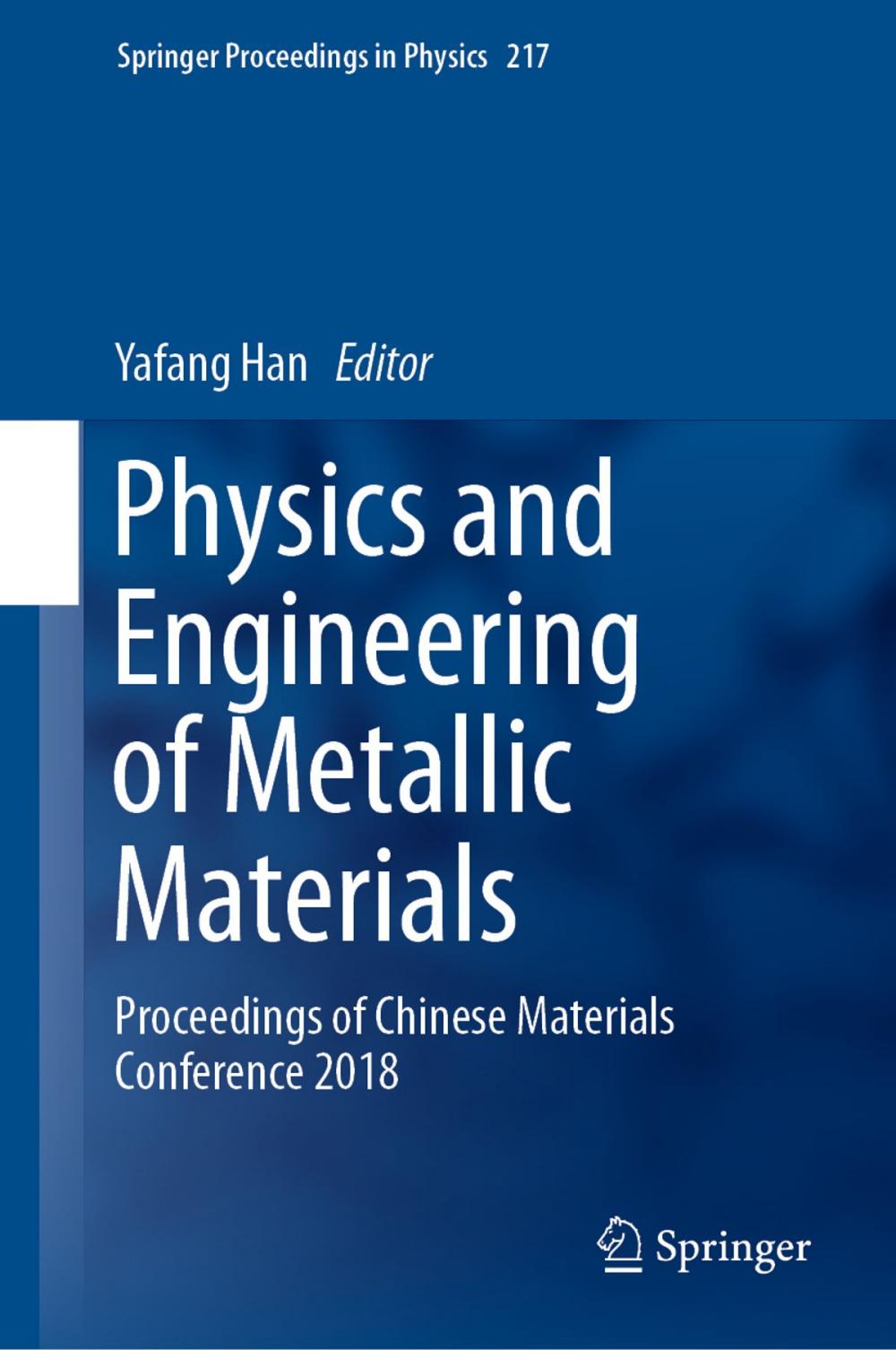 Big bigCover of Physics and Engineering of Metallic Materials