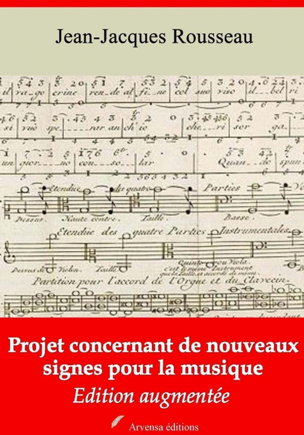 Big bigCover of Projet concernant de nouveaux signes pour la musique – suivi d'annexes