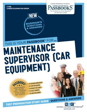 Book cover of Maintenance Supervisor (Car Equipment)