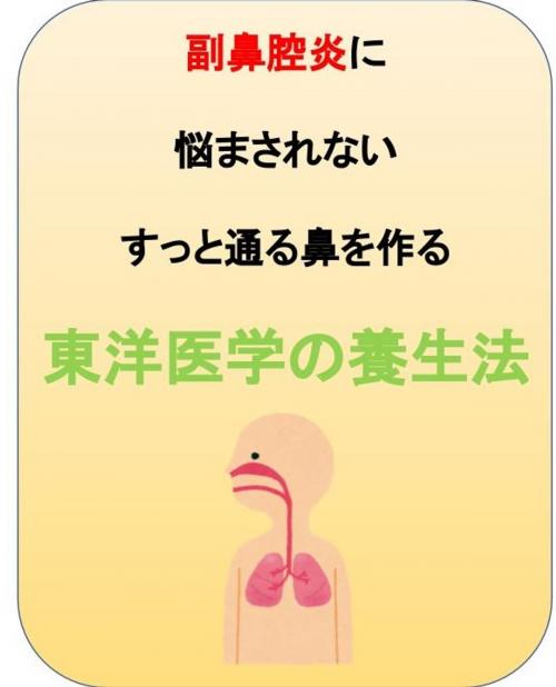 Cover of the book 副鼻腔炎に悩まされないすっと通る鼻を作る東洋医学の養生法 by 澤楽, 自費出版