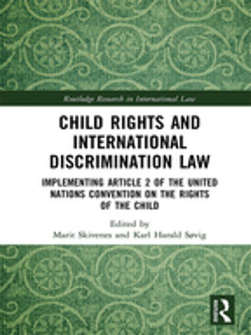 Cover of the book Child Rights and International Discrimination Law by , Taylor and Francis