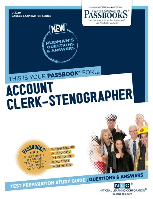 Cover of the book Account Clerk-Stenographer by National Learning Corporation, National Learning Corporation