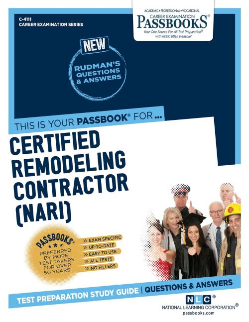 Cover of the book Certified Remodeling Contractor (NARI) by National Learning Corporation, National Learning Corporation