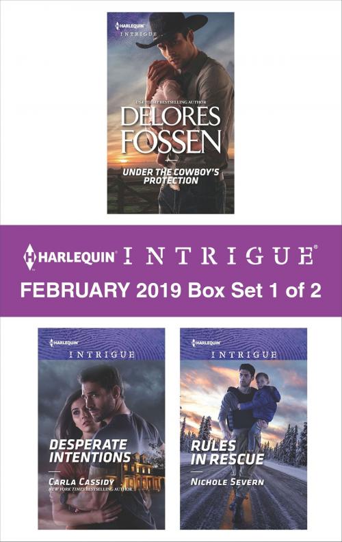 Cover of the book Harlequin Intrigue February 2019 - Box Set 1 of 2 by Delores Fossen, Carla Cassidy, Nichole Severn, Harlequin