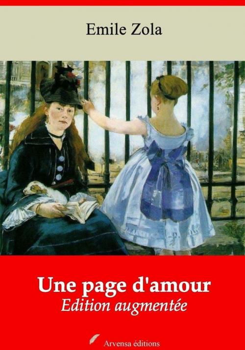 Cover of the book Une page d'amour – suivi d'annexes by Emile Zola, Arvensa Editions