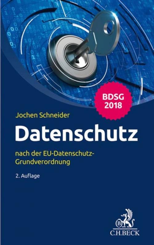 Cover of the book Datenschutz by Jochen Schneider, C.H.Beck