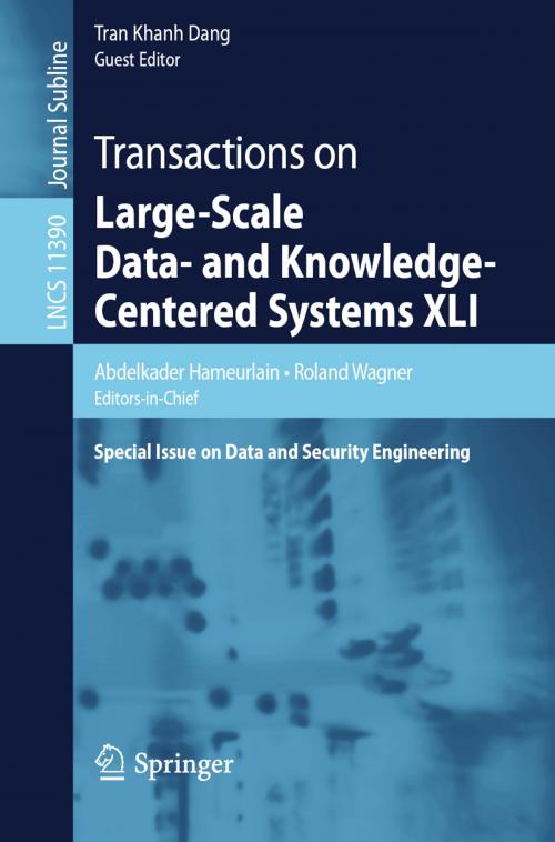 Cover of the book Transactions on Large-Scale Data- and Knowledge-Centered Systems XLI by , Springer Berlin Heidelberg