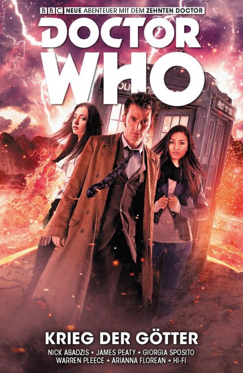 Cover of the book Doctor Who Staffel 10, Band 7 - Krieg der Götter by Nick Abadzis, James Peaty, Panini