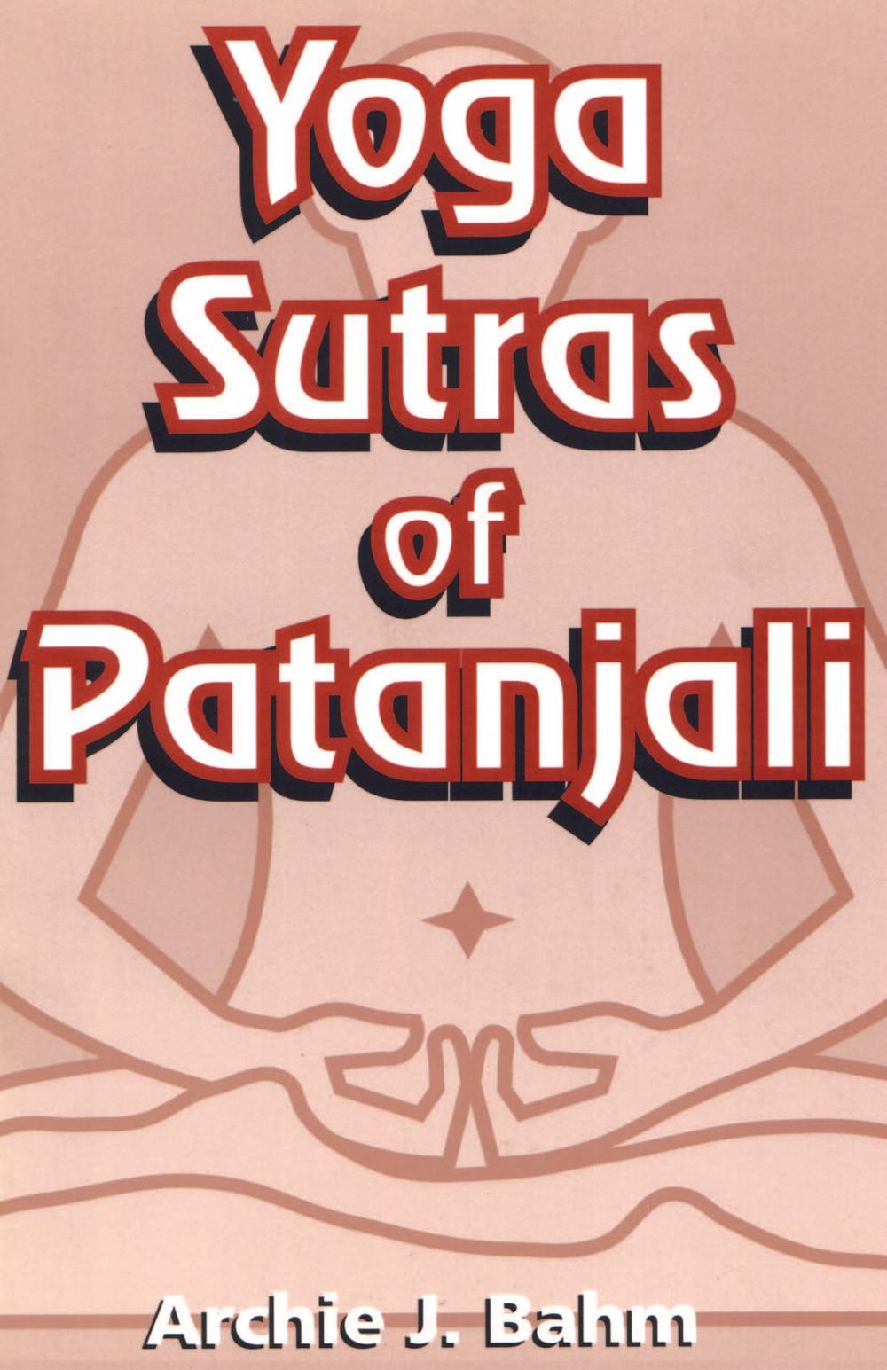 Big bigCover of Yoga Sutras of Patanjali