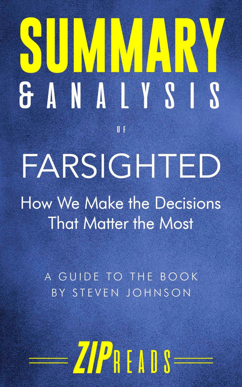 Big bigCover of Summary & Analysis of Farsighted