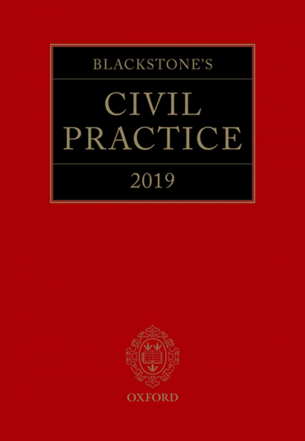 Big bigCover of Blackstone's Civil Practice 2019