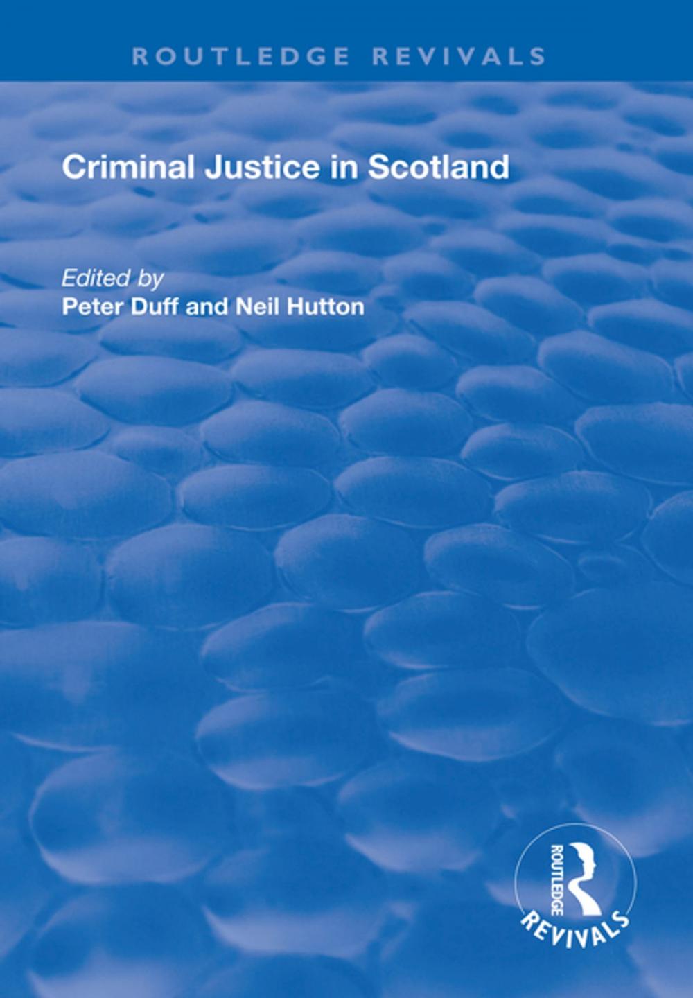 Big bigCover of Criminal Justice in Scotland