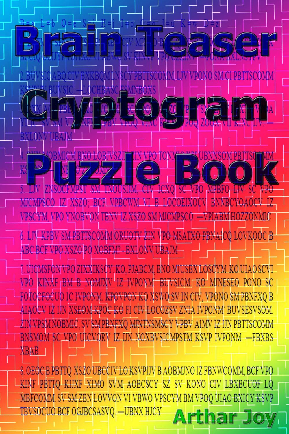 Big bigCover of Brain Teaser Cryptogram Puzzle Book