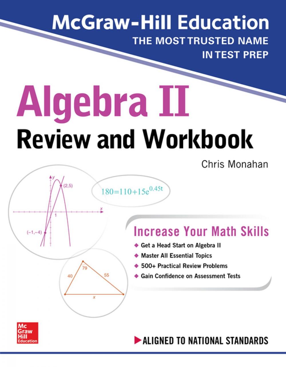 Big bigCover of McGraw-Hill Education Algebra II Review and Workbook