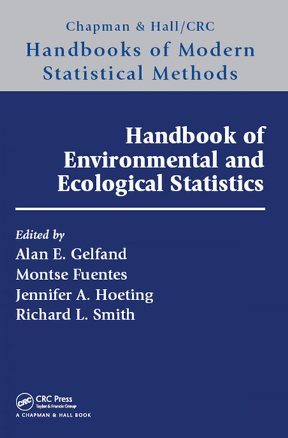 Big bigCover of Handbook of Environmental and Ecological Statistics