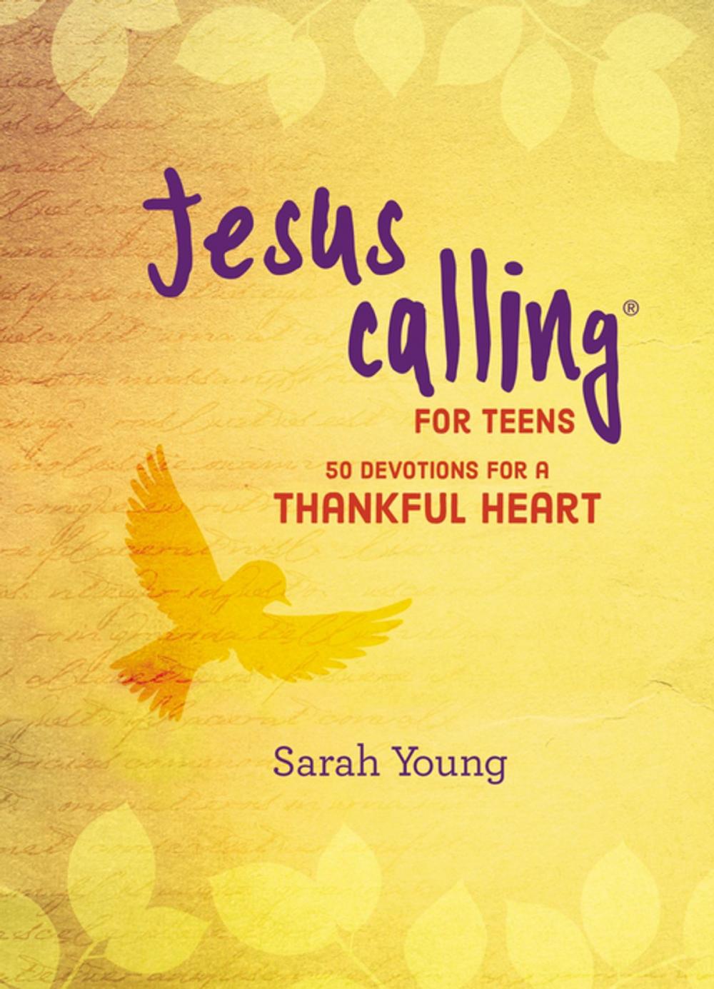 Big bigCover of Jesus Calling: 50 Devotions for a Thankful Heart