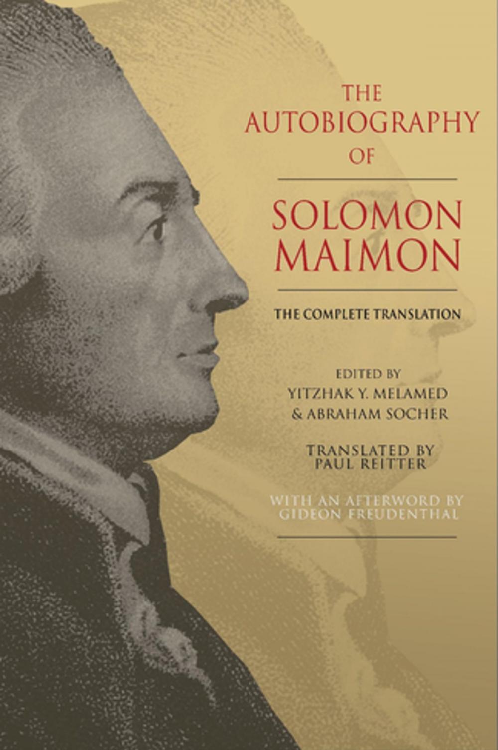 Big bigCover of The Autobiography of Solomon Maimon