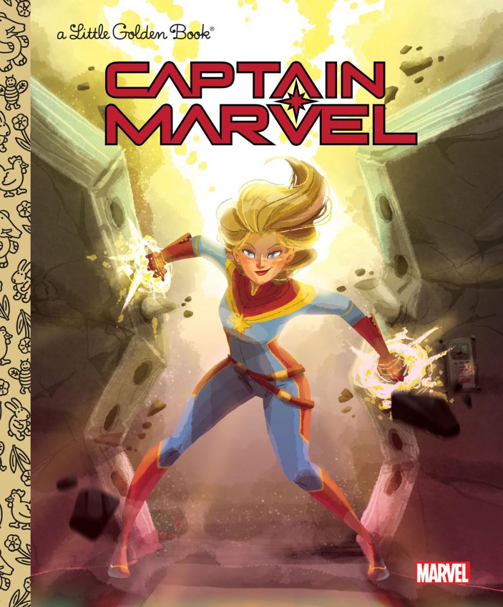 Big bigCover of Captain Marvel Little Golden Book (Marvel)