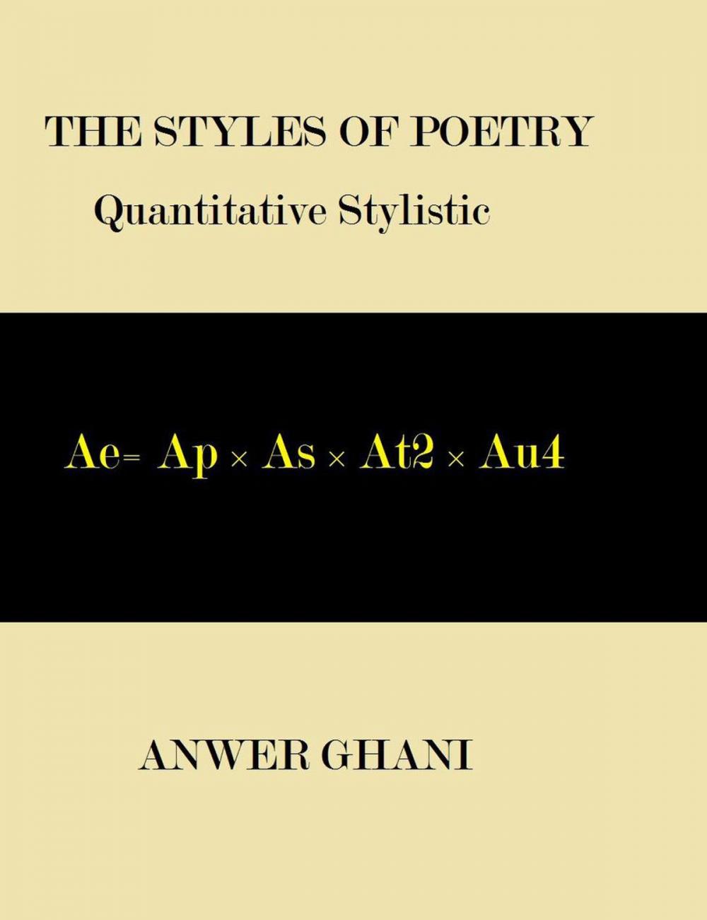 Big bigCover of The Styles of Poetry