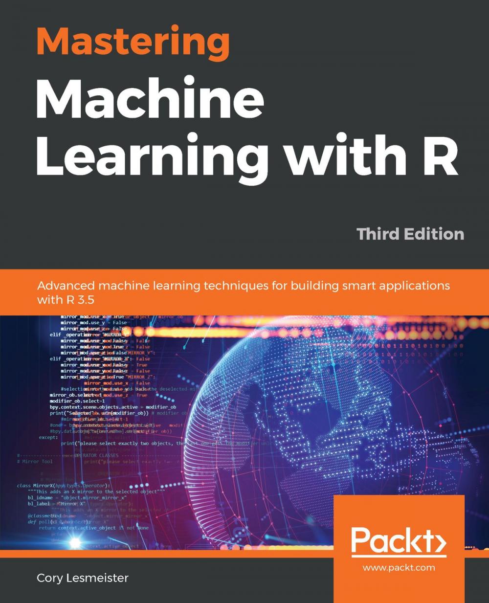 Big bigCover of Mastering Machine Learning with R