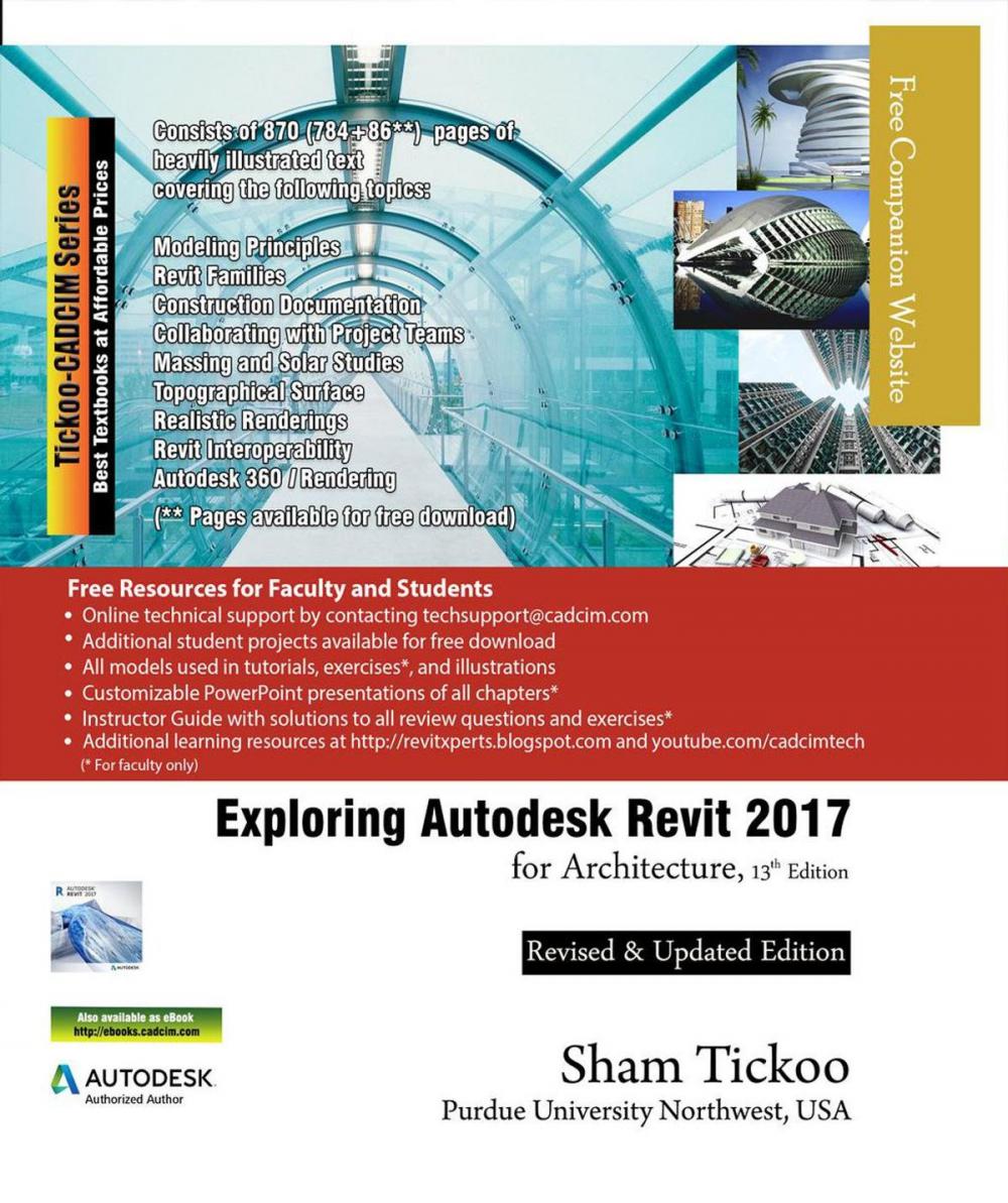 Big bigCover of Exploring Autodesk Revit 2017 for Architecture, 13th Edition