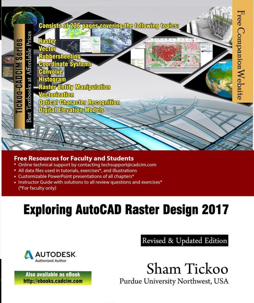 Big bigCover of Exploring AutoCAD Raster Design 2017