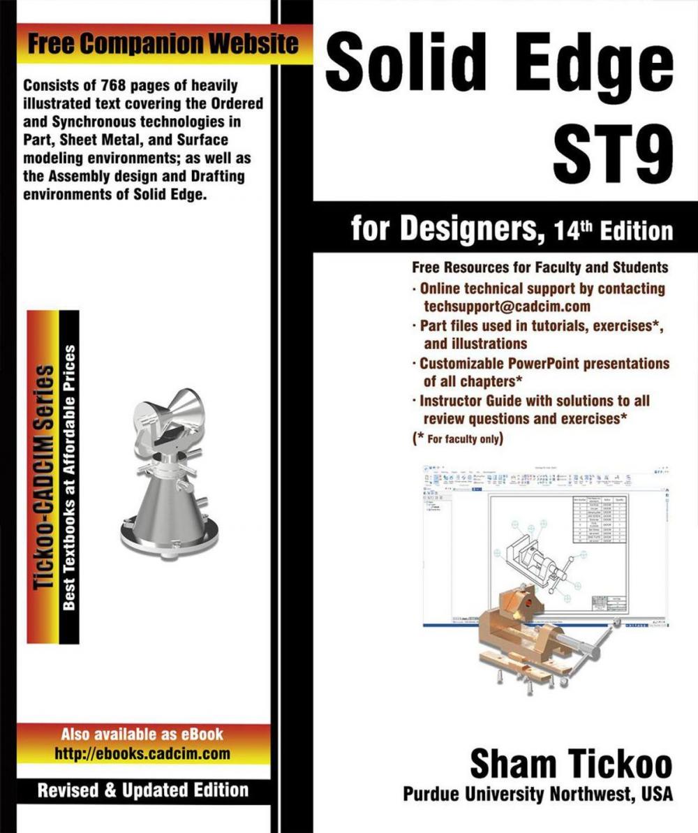 Big bigCover of Solid Edge ST9 for Designers, 14th Edition