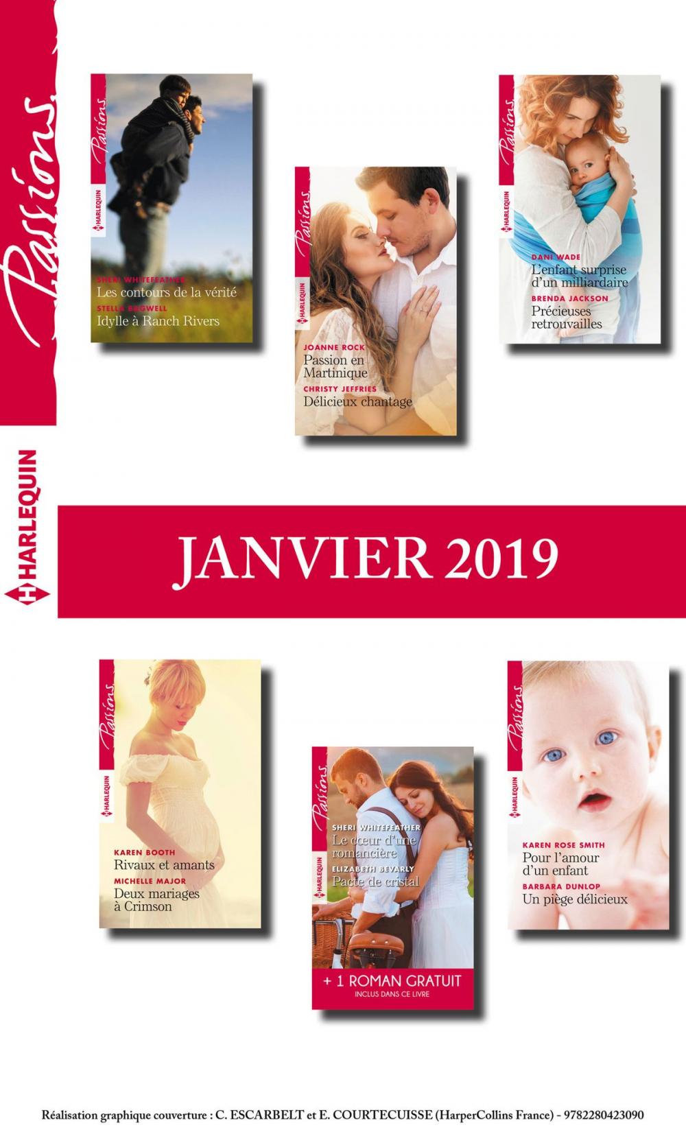 Big bigCover of 12 romans Passions + 1 gratuit (n°767 à 772 - Janvier 2019)