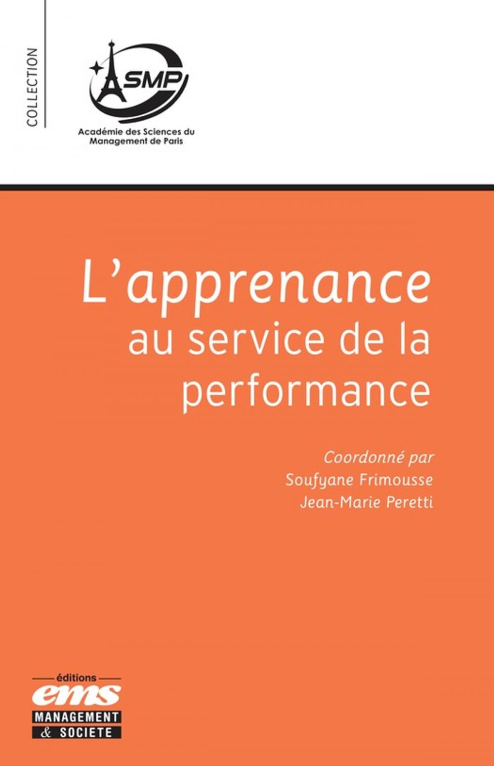 Big bigCover of L'apprenance au service de la performance