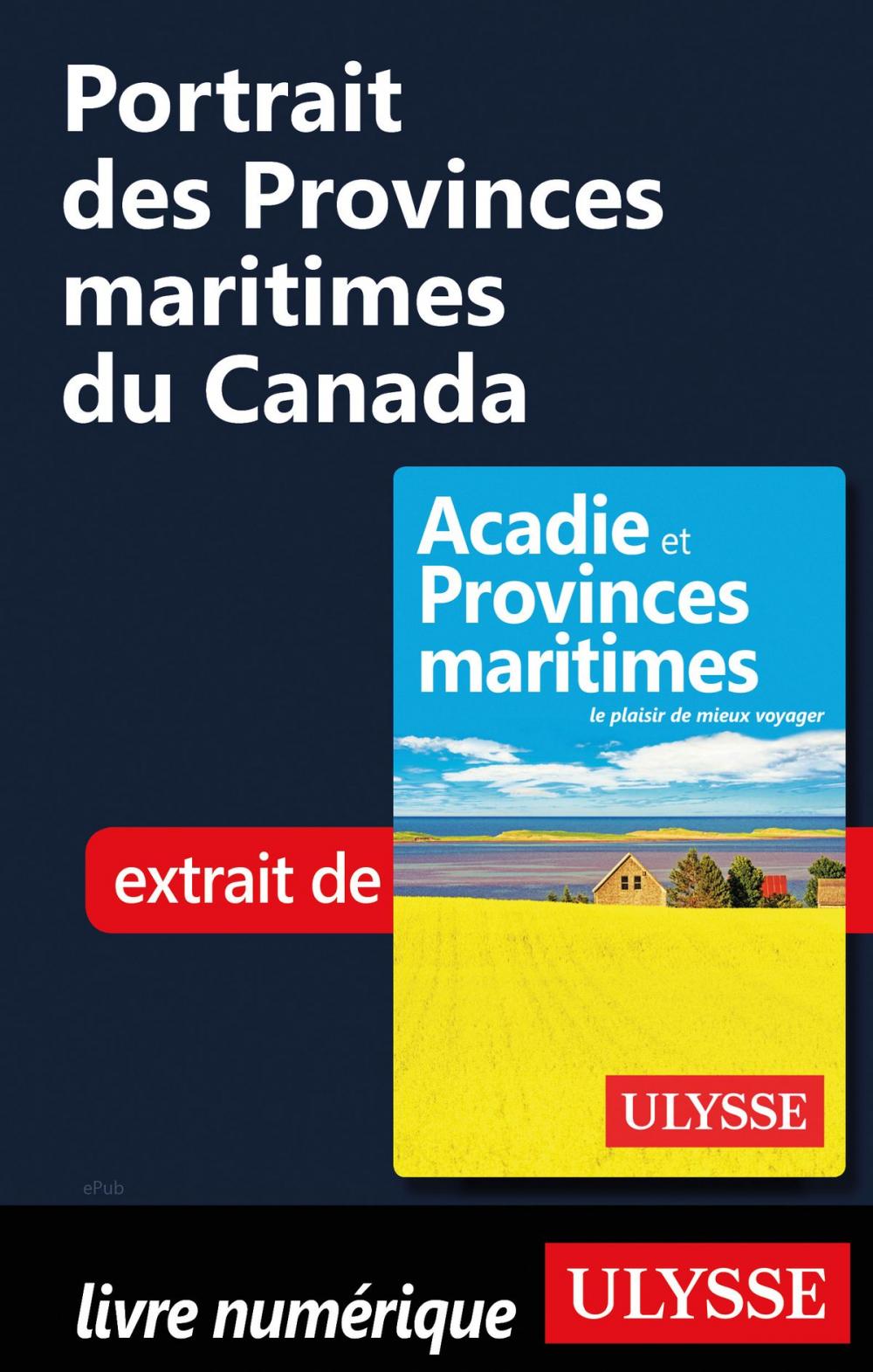 Big bigCover of Portrait des Provinces maritimes du Canada