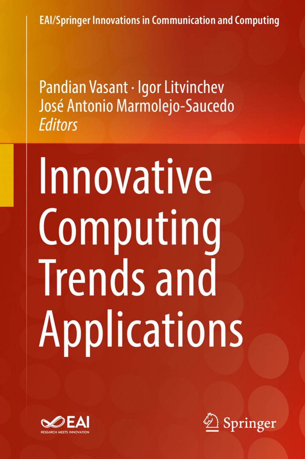 Big bigCover of Innovative Computing Trends and Applications