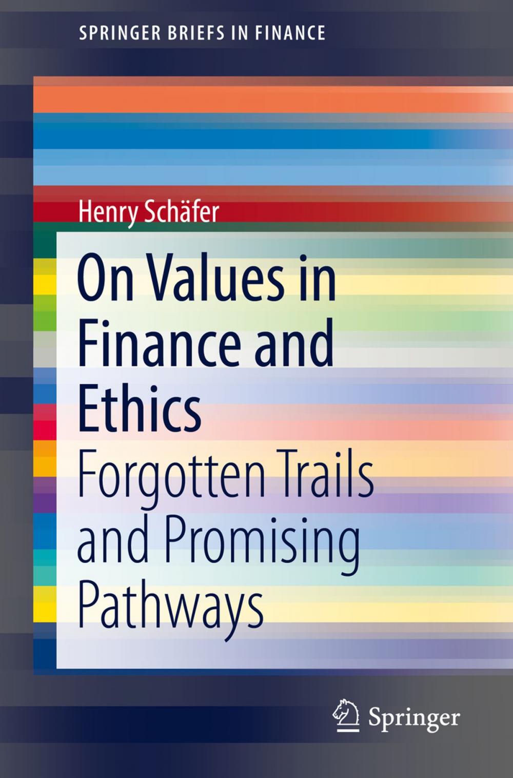 Big bigCover of On Values in Finance and Ethics