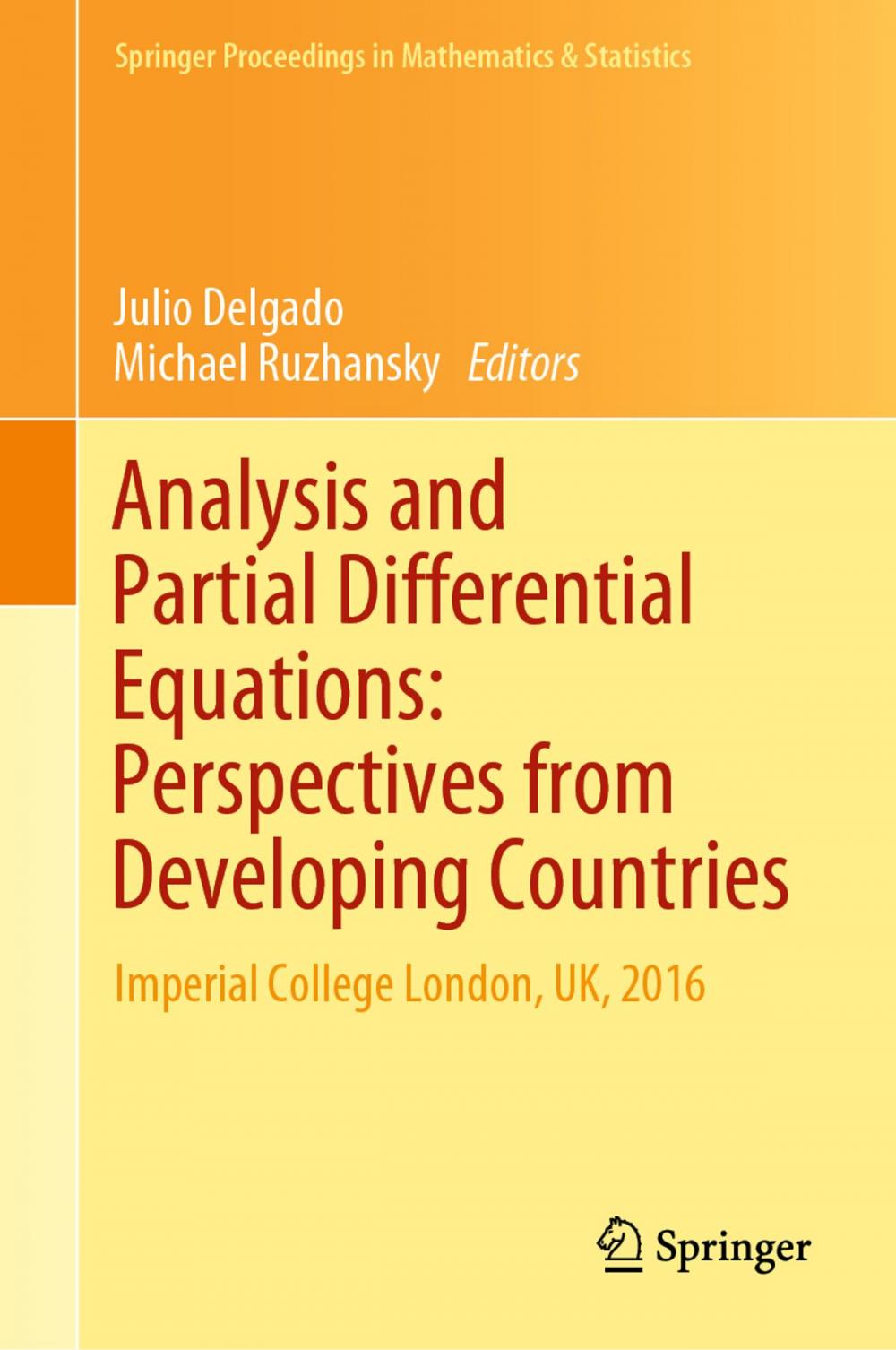 Big bigCover of Analysis and Partial Differential Equations: Perspectives from Developing Countries