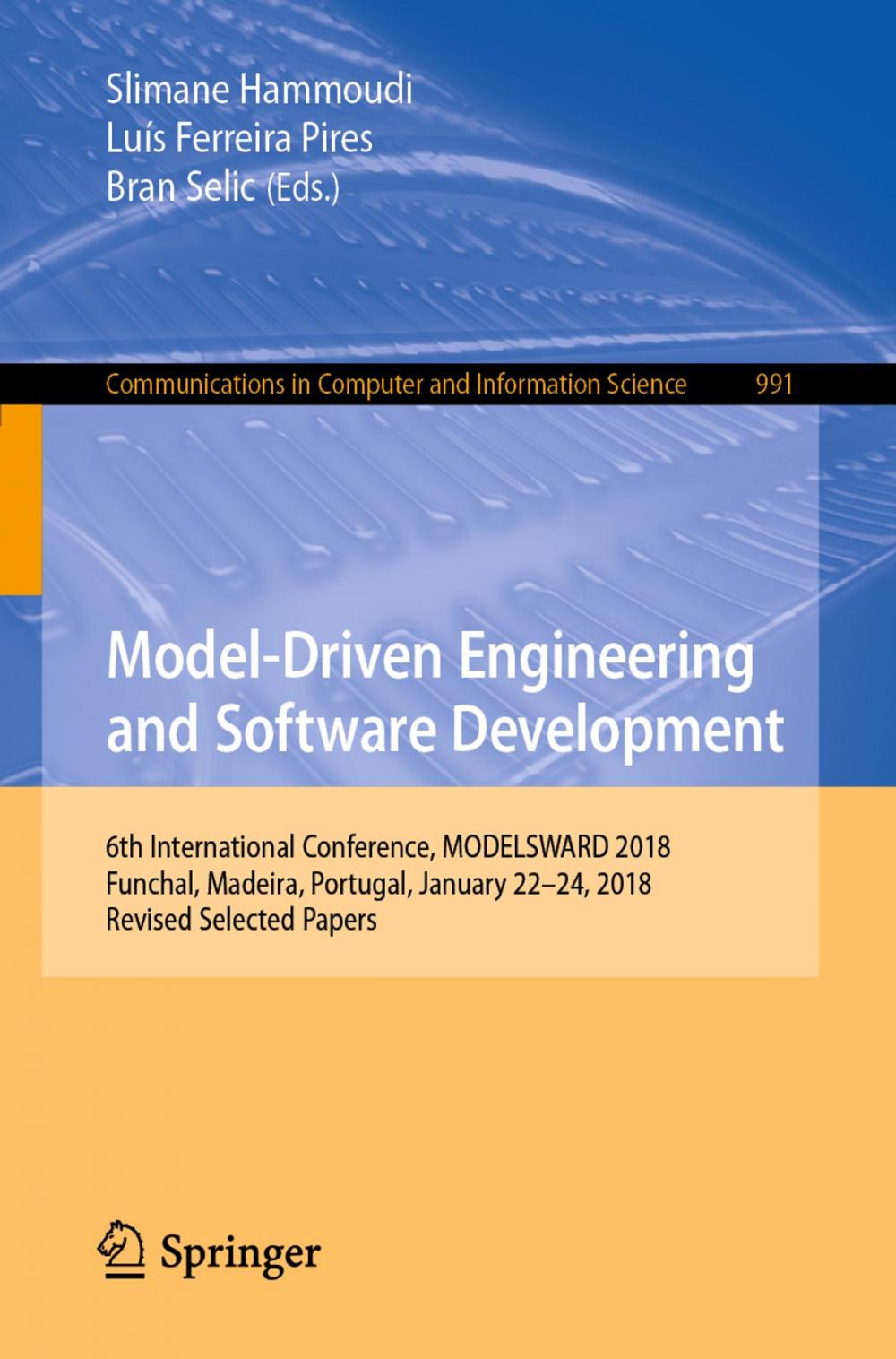 Big bigCover of Model-Driven Engineering and Software Development