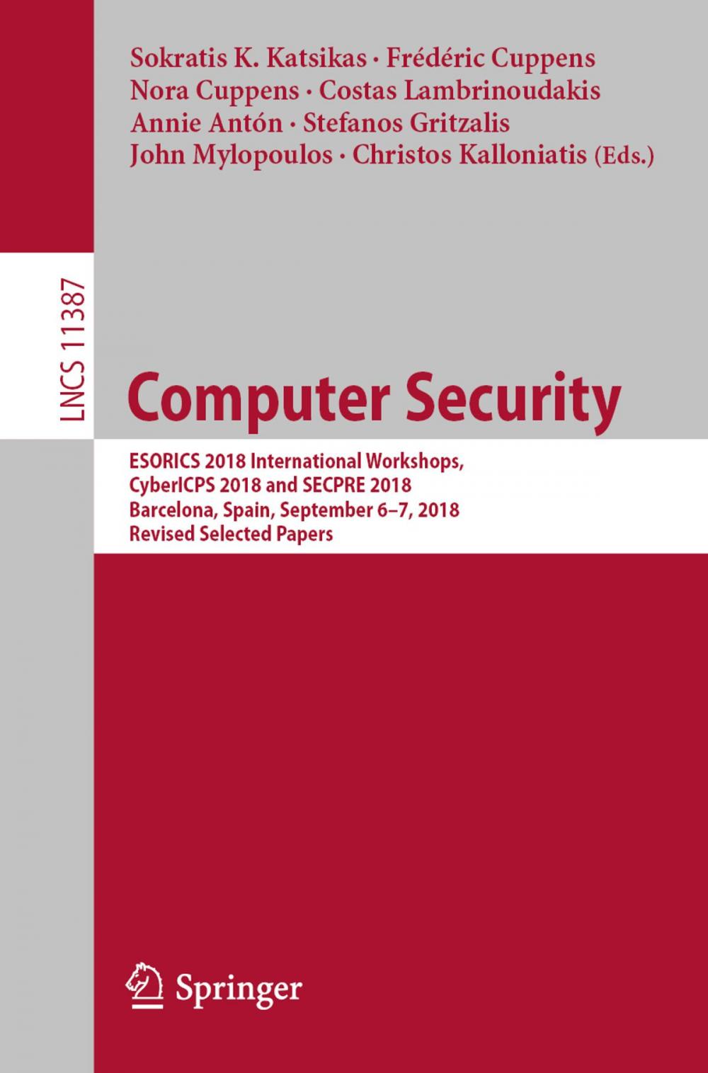 Big bigCover of Computer Security