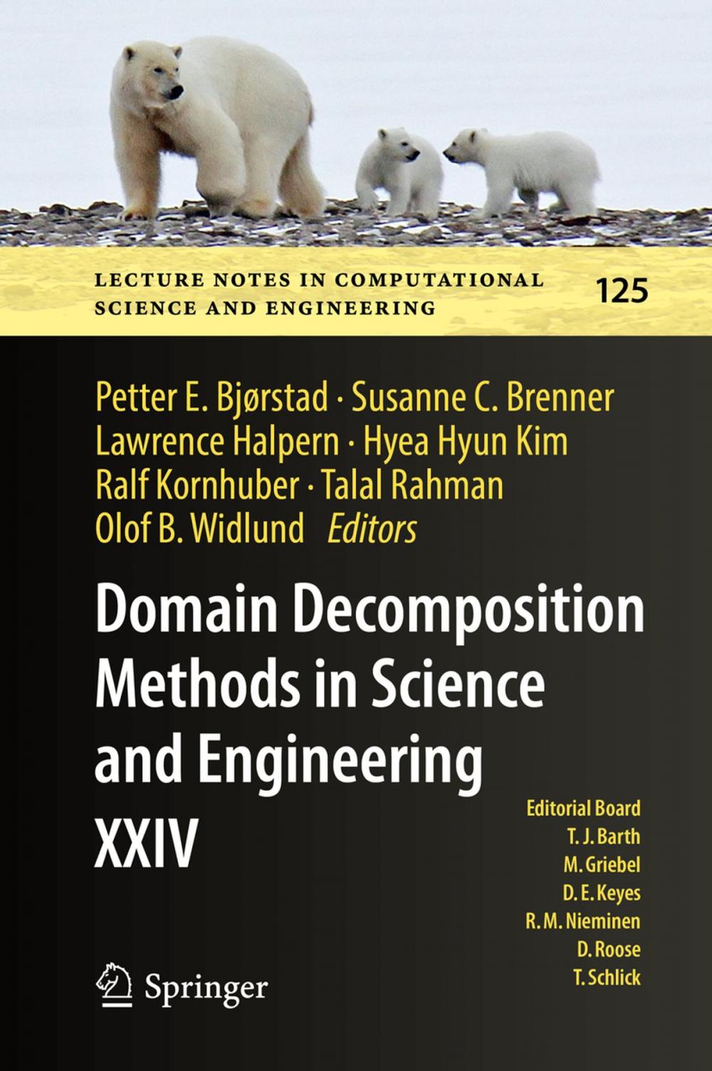 Big bigCover of Domain Decomposition Methods in Science and Engineering XXIV