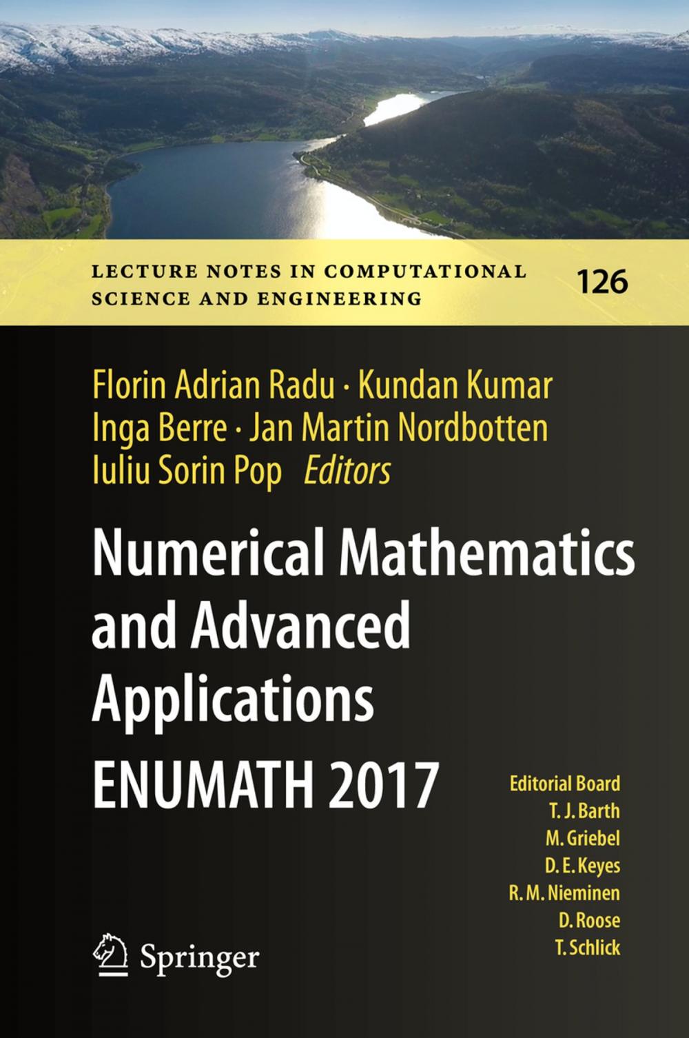 Big bigCover of Numerical Mathematics and Advanced Applications ENUMATH 2017