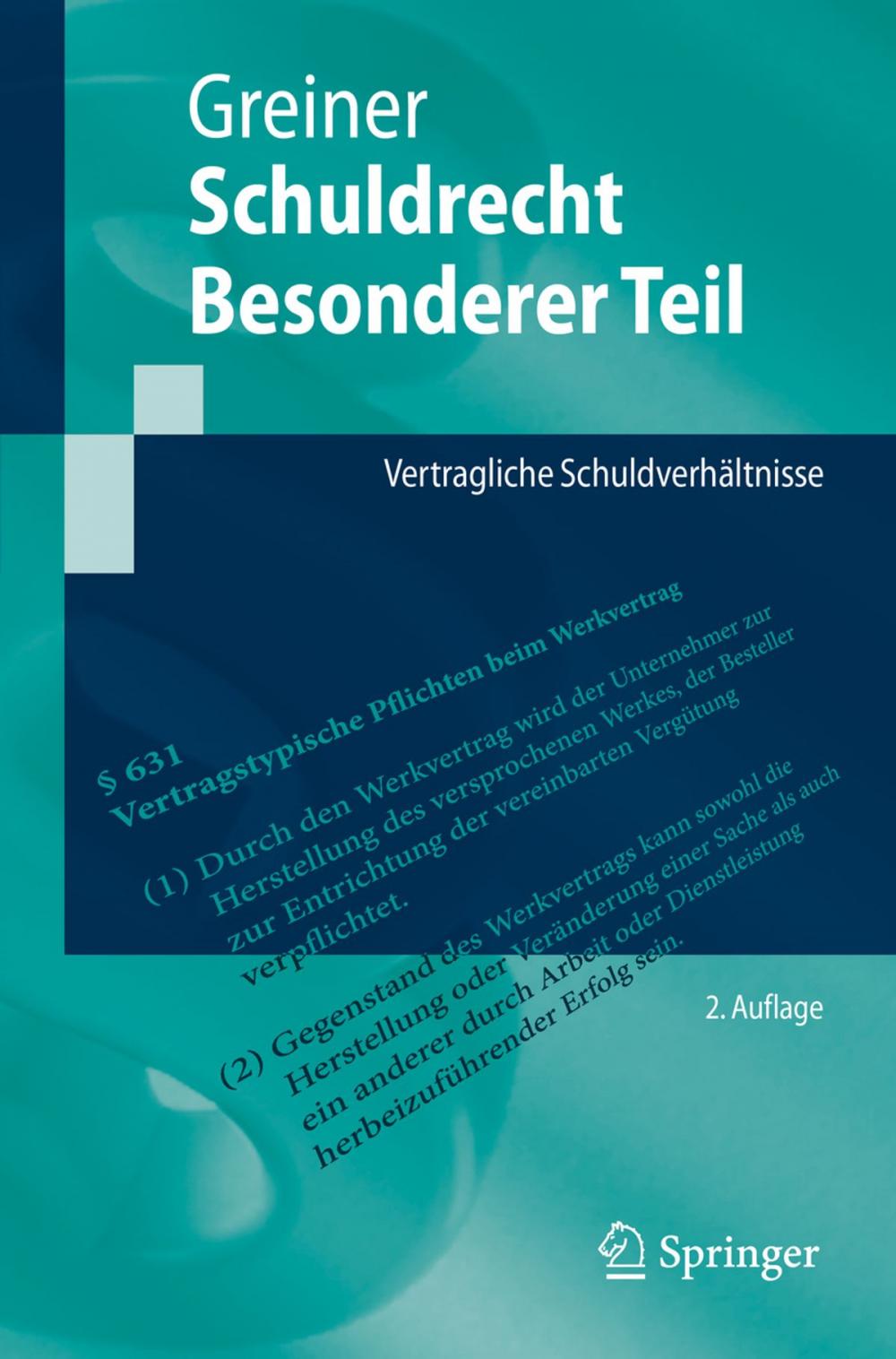 Big bigCover of Schuldrecht Besonderer Teil