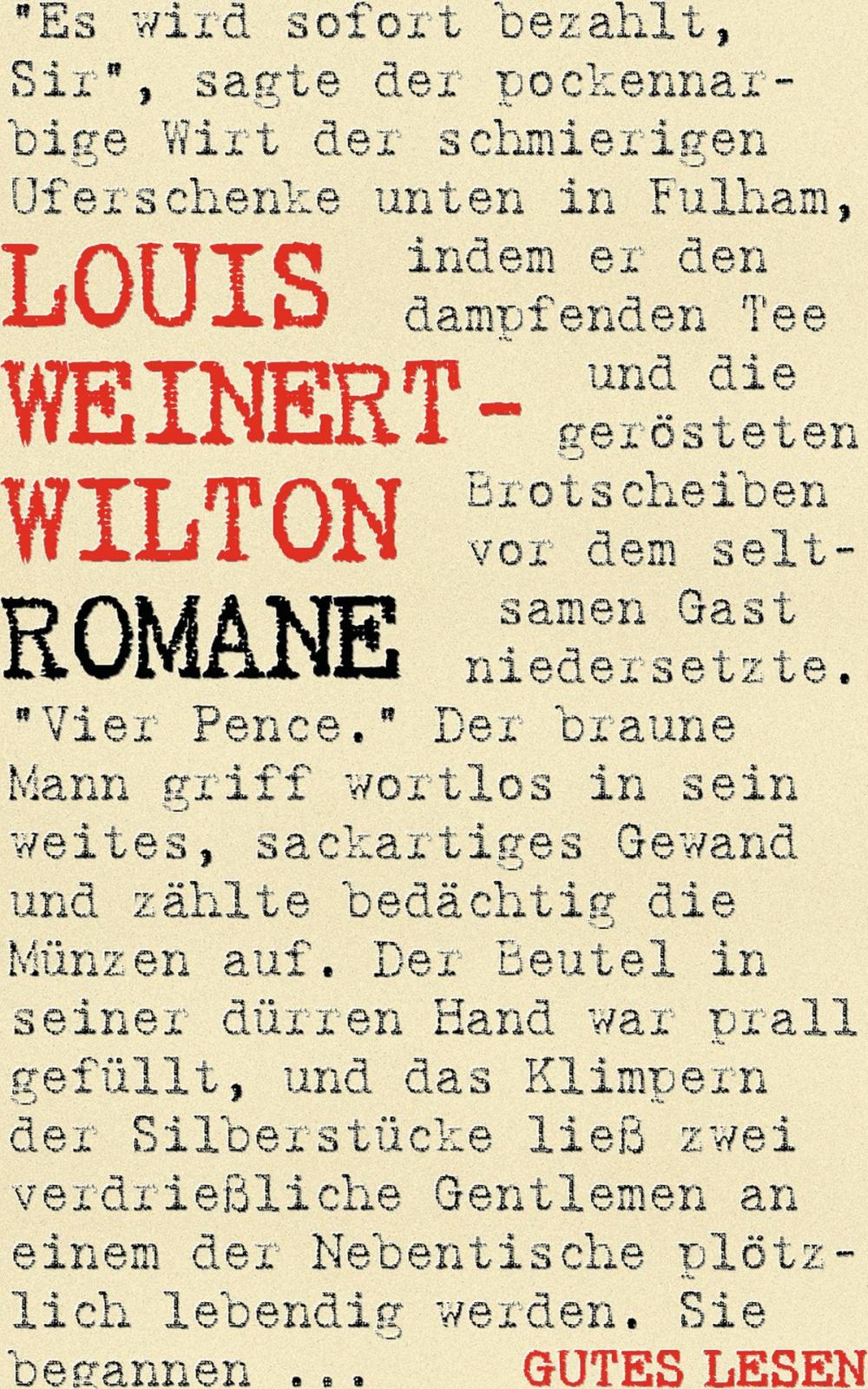 Big bigCover of Louis Weinert-Wilton - Romane