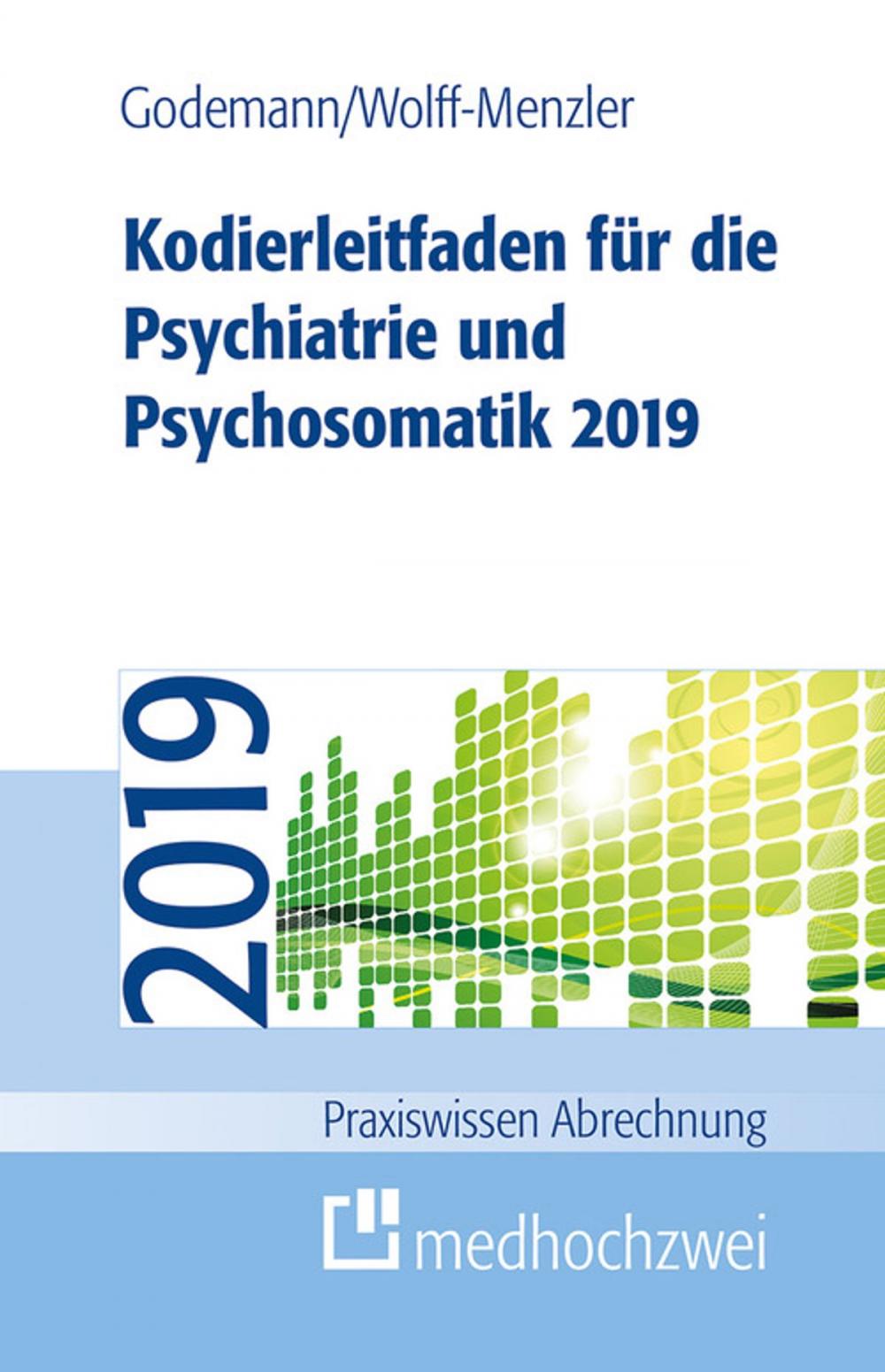 Big bigCover of Kodierleitfaden für die Psychiatrie und Psychosomatik 2019