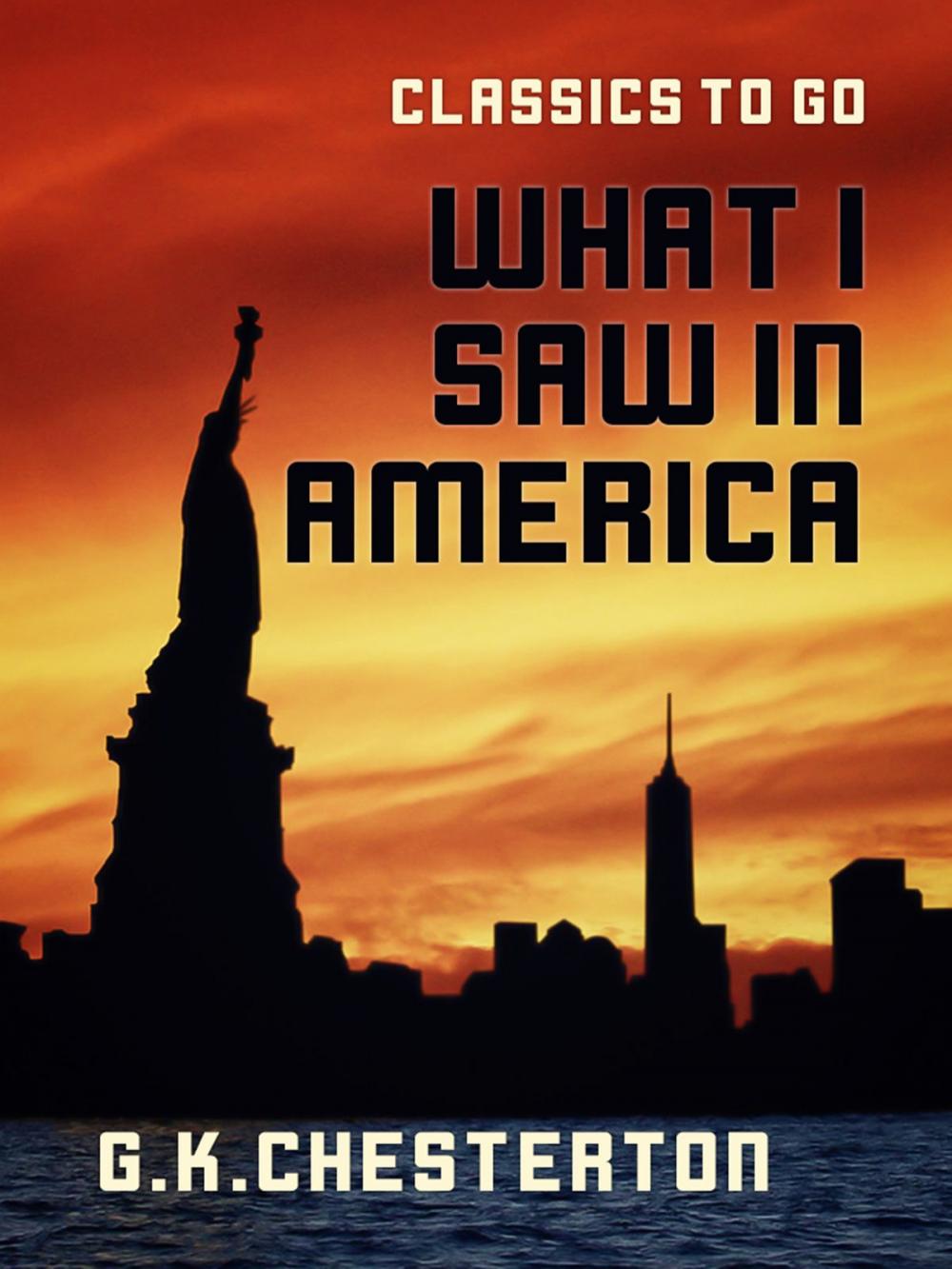 Big bigCover of What I Saw in America