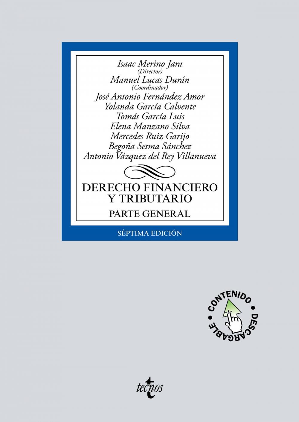 Big bigCover of Derecho financiero y tributario