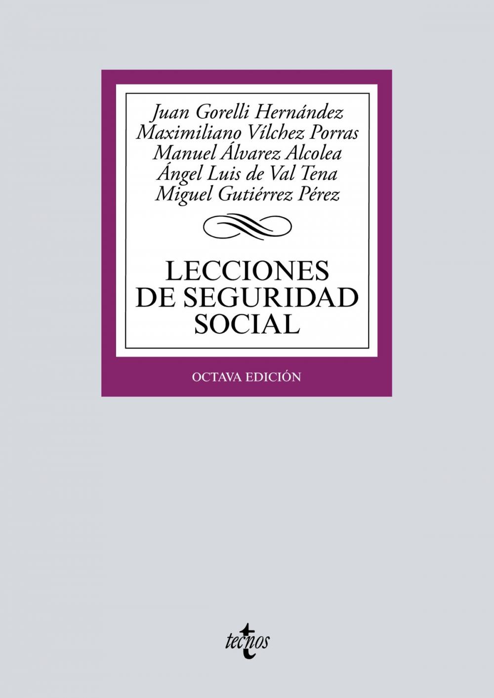 Big bigCover of Lecciones de Seguridad Social