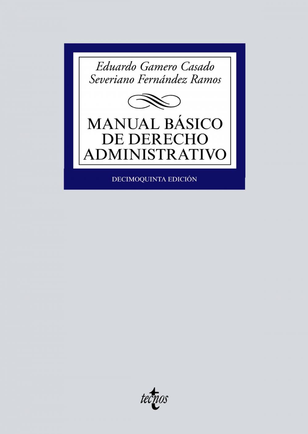 Big bigCover of Manual básico de Derecho Administrativo