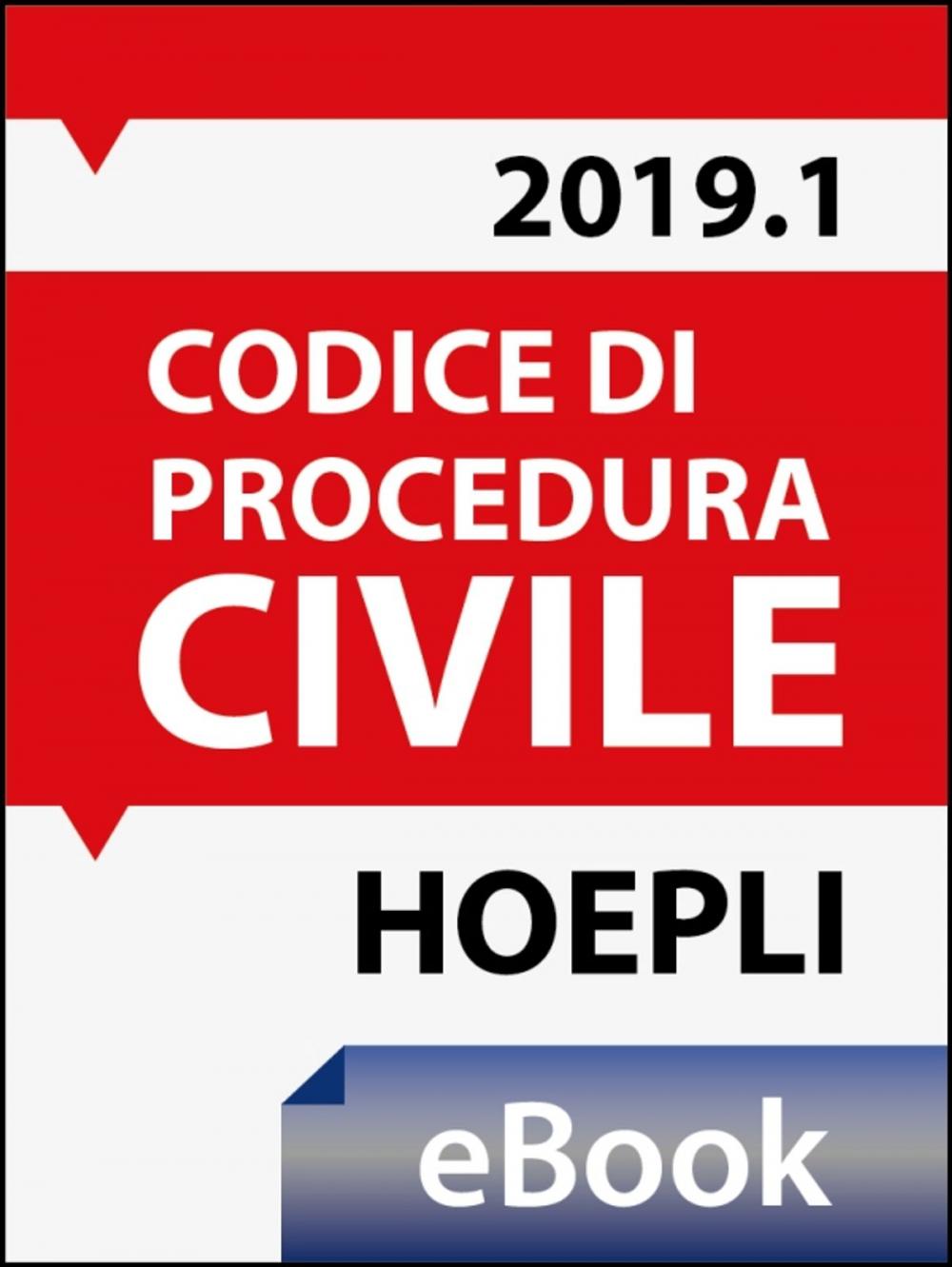 Big bigCover of Codice di procedura civile 2019